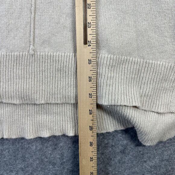 Goodthreads Sweater Womens S Beige Hi Low Hem Tunic Long Sleeve Cashmere Blend - Picture 8 of 9